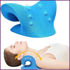 Neck Shoulder Stretcher Relaxer Cervical Chiropractic Traction Device Massage Pi