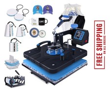 Maquina de presado 8en1 Sublimacion digitale per camisetas gorras tazas 15X15