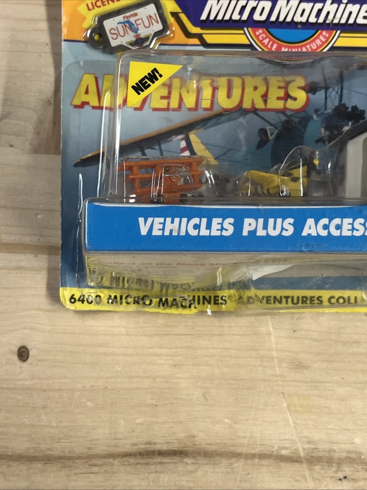 Micro Machines 1991 ADVENTURES #2 AIR SHOW - P51, Fokker, Stearman NAVY EXCHANGE - Image 4 of 4