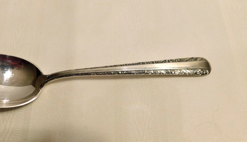 Towle Plata de Ley 1934 Luz de Vela 8 1/2" L. Cuchara para Servir, Family Estate Foto 3 de 4