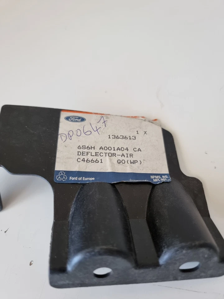 Genuine Ford LH Front Radiator Surround Air Deflector | 6S6H-A001A04-CA 1363613 - Image 4 of 4