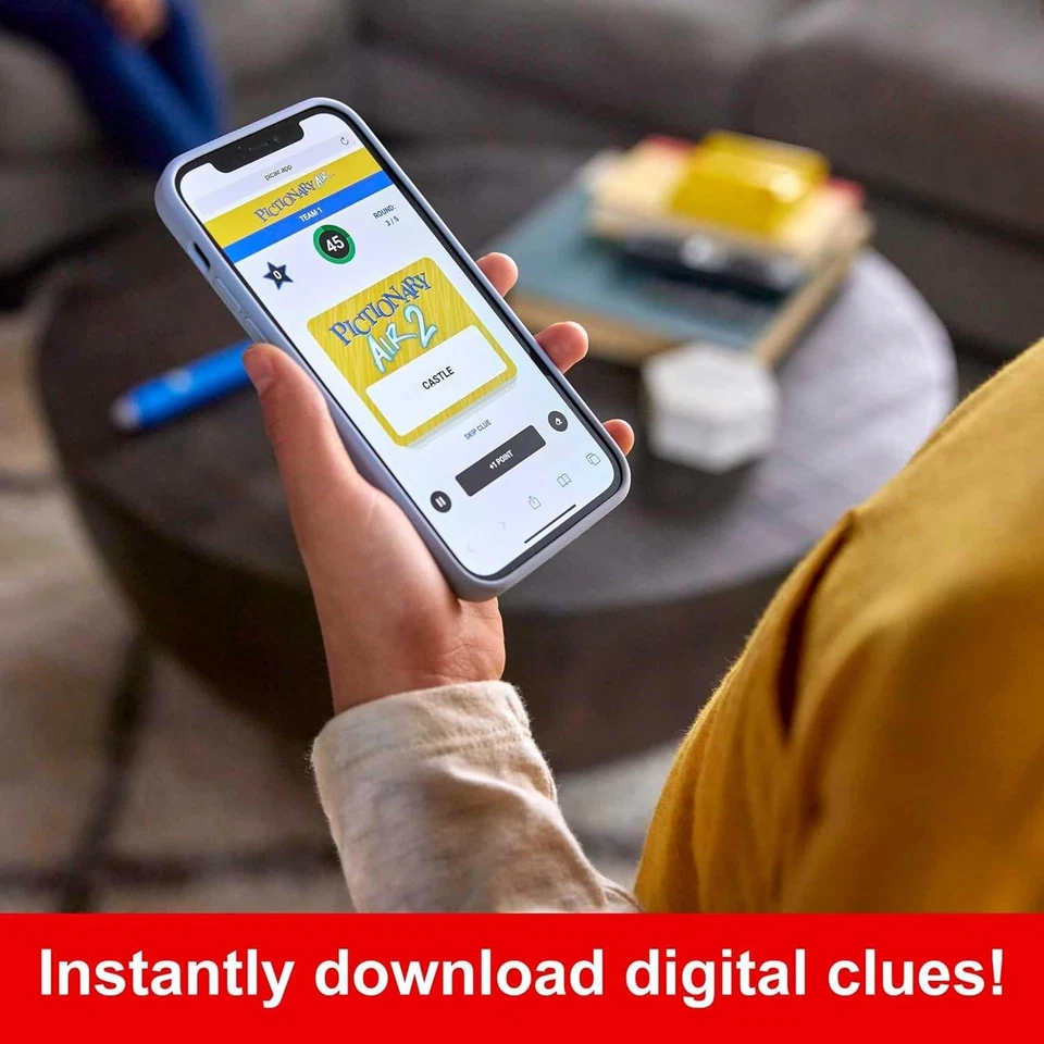 Pictionary Air 2 Zeichenspiel Familien Spiel Lichtstift Begriffskarten Scharade - Bild 3 von 4