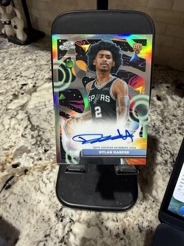 2025 Topps Chrome Dylan Harper Chrome Rookie Autographs (RAW)