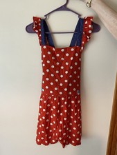 Matilda Jane Outfit Romper Brilliant Daydream Most Magical Day Polka Dot NWT 14