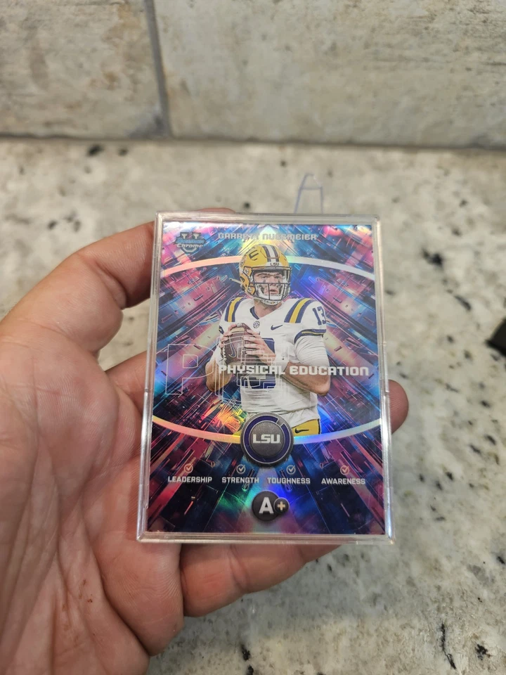 2025 Bowman U Physical Education Garrett Nussmeier Topps Chrome - Image 4 of 4