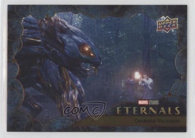 2023 Upper Deck Marvel Eternals Blue 33/299 Deviant Charmed Villagers #24 5x5