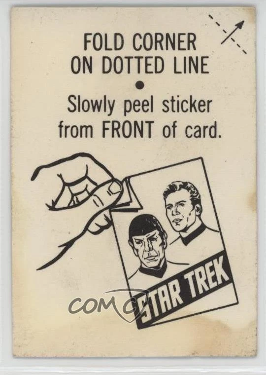 1976 Topps Star Trek Stickers USS Enterprise The Starship Enterprise #8 - Image 2 of 3