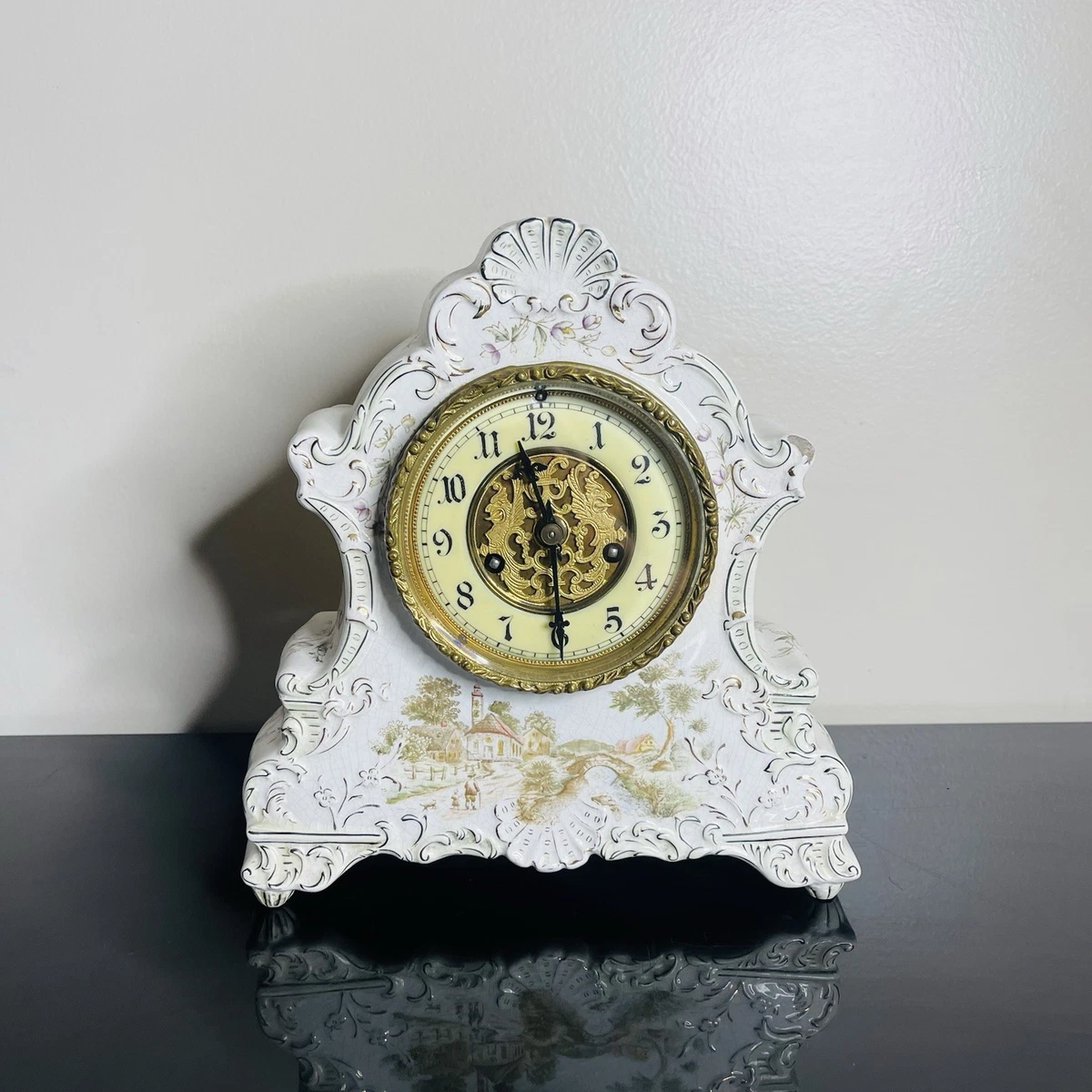 维多利亚时代风格古董时钟| eBay