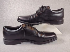 Rockport Waterproof Cap Toe Derby Dress Shoes Mens 13 M Black Hydro-shield