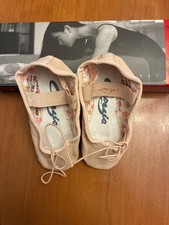 Capezio Daisy Full Sole Leather Slipper Ballet Pink Child Size 6.5