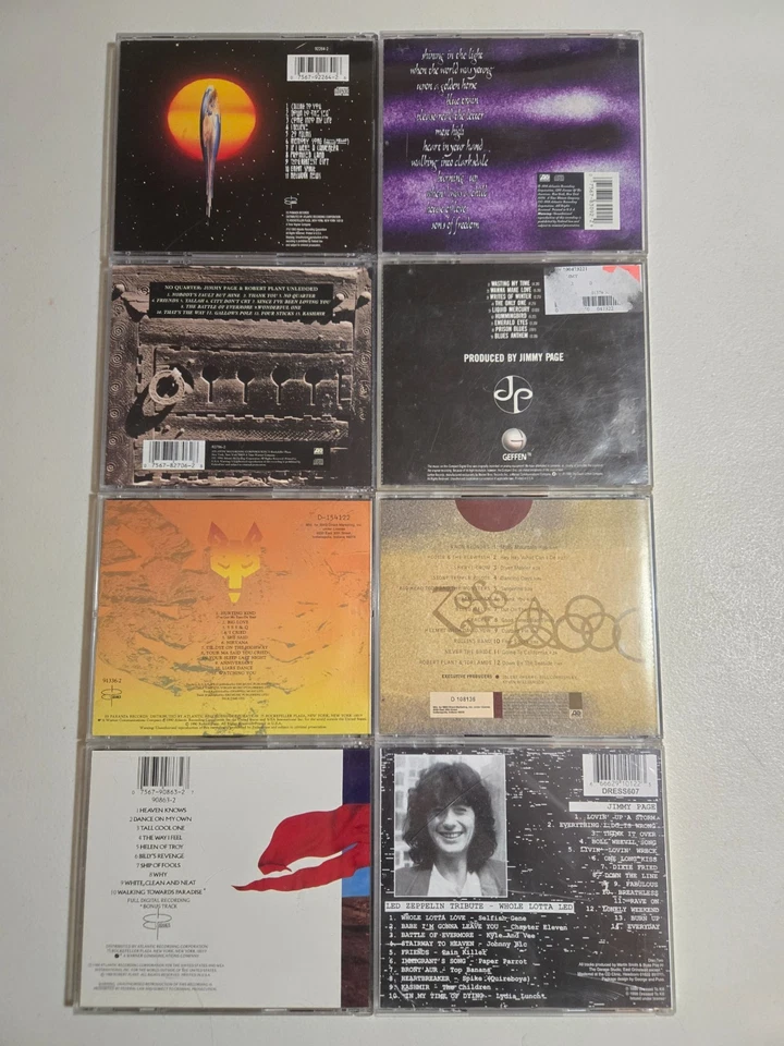 Led Zeppelin's Robert Plant and Jimmy Page CD Lot of 8-(9) discs Various Titles - Image 2 of 4