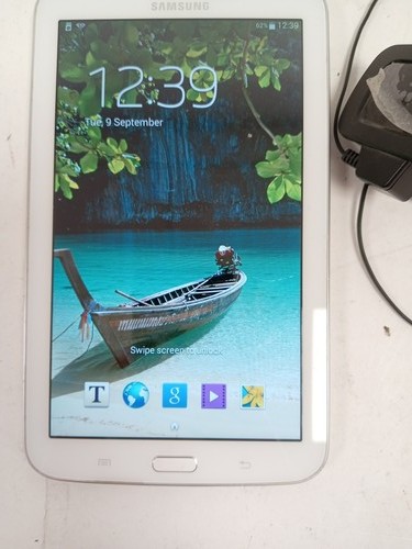 Samsung Galaxy Tab 3 SM-T210 8GB Wi-Fi 7in White Tablet Pre-Owned Working Order - Picture 9 of 9