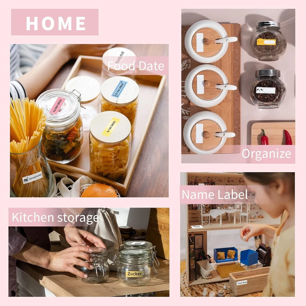 Phomemo D30 Bluetooth Mini Label Maker with Thermal Tape