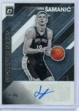 2019-20 Optic Signature Series Auto Luka Samanic RC Knicks #LSM