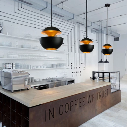 3X Black Pendant Light Bar Lamp Kitchen Ceiling Lights Room Chandelier Lighting - Picture 10 of 11