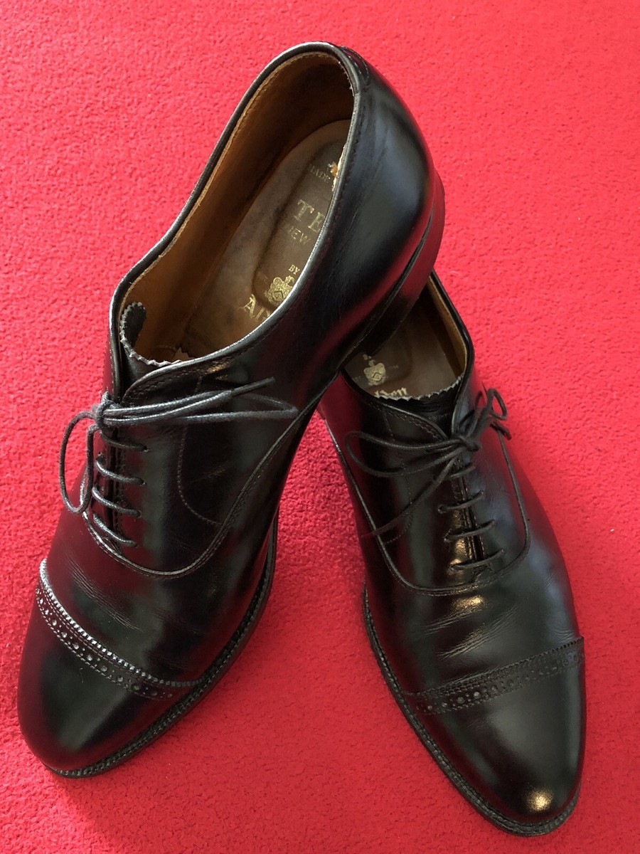 Alden 901 Black Calf Mens Perfed Captoe Oxford Bals US 10.5D