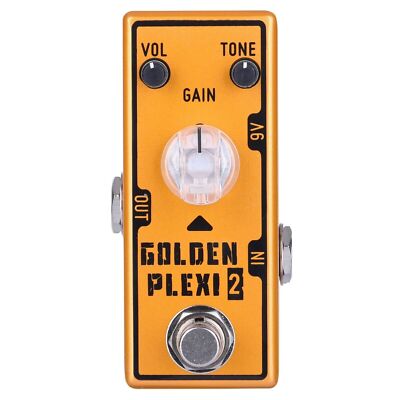 Tone City Golden Plexi Distortion New for 2025! With new toggle Mod switch.