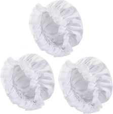 3 Set Grandma Gifts Colonial Hats Mob Cap Women Colonial Mob Hat White Bonnet