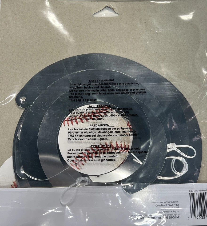 Sports Fanatic Baseball Deluxe Hanging Danglers 2 Pack Birthday Party Decoration - Image 2 of 2