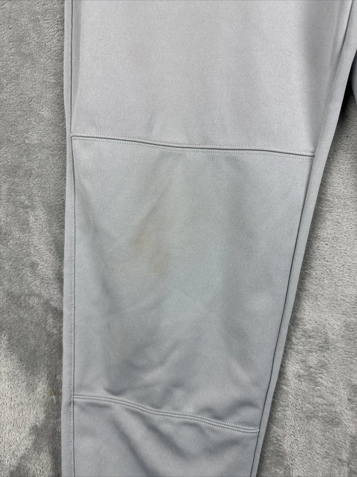 Pantalones de béisbol Under Armour para hombre holgados grises medianos manchas menores Foto 4 de 4