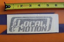 LOCAL MOTION Hawaii Surfboards 3D OG Black Vintage Surfing STICKER Window DECAL