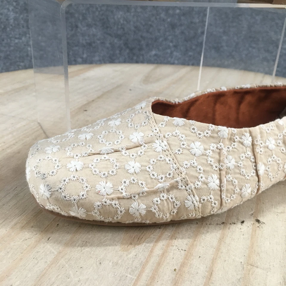 Korks Shoes Womens 9.5 M Kork Ease Ballet Flats CBWJ21 Beige Fabric Slip On - Image 4 of 4