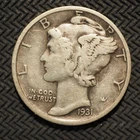 1931  ** S** MERCURY HEAD SILVER DIME  * NICE* FREE SHIPPING! X8611