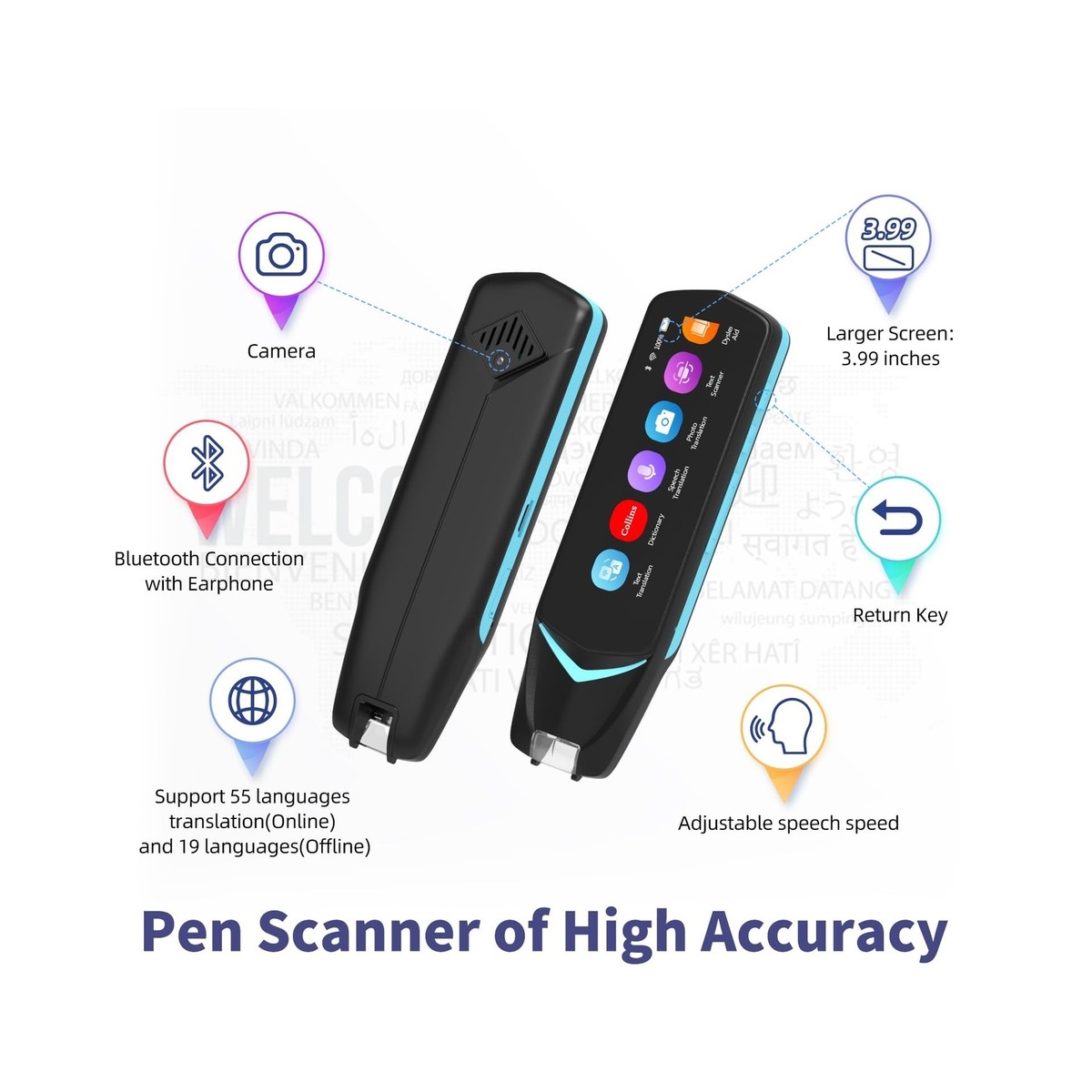 Scan Reader Pen 多言語対応 Scan Reader Pen 多言語対応 Amazon.com: Reading Pen for