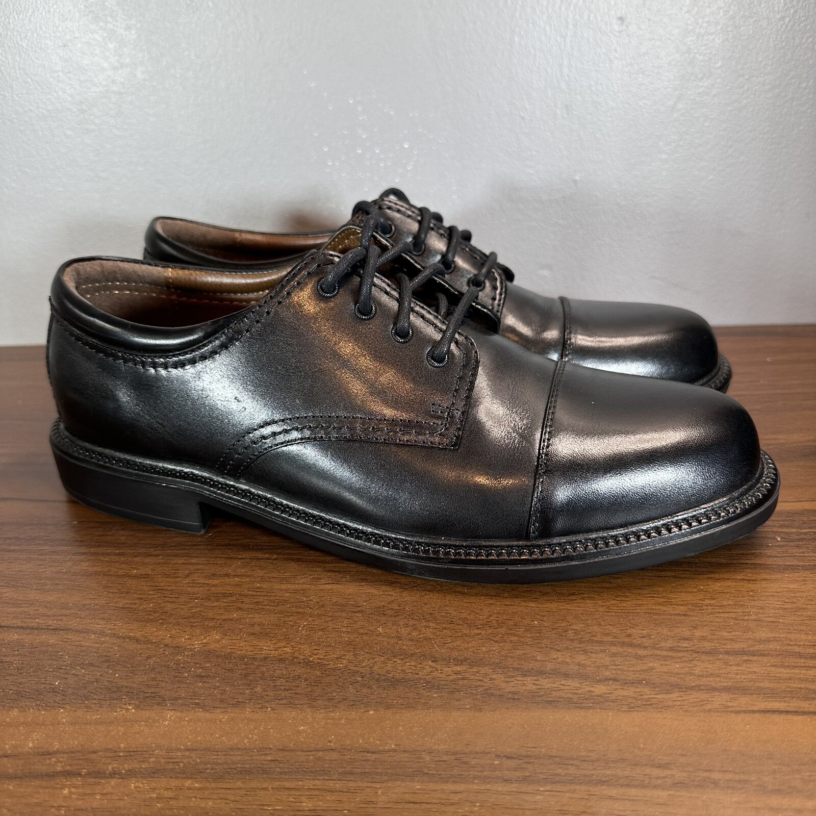 SAOLA Scarpe eleganti Dockers da uomo 10 5 Gordon Oxford in pelle nera casual stringate 90 2214