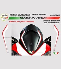 Ducati Corse Multistrada 950/1200/1260/Enduro "V672WR" Motorrad Windschild Aufkleber