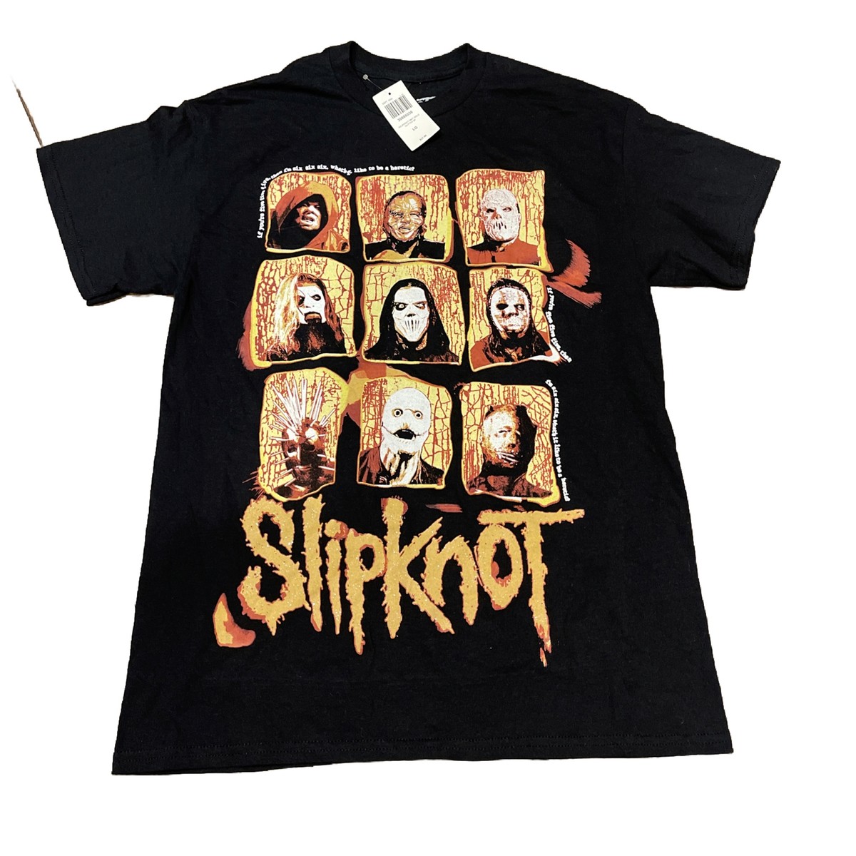 Slipknot Tシャツ XL 黒 Slipknot Hot Topic Black T-Shirt Size Large Double Sided