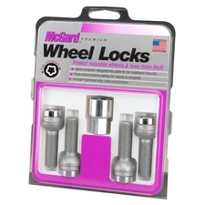 McGard Wheel Lock Set Radius Seat Style Wheel Lock Bolts-Chrome