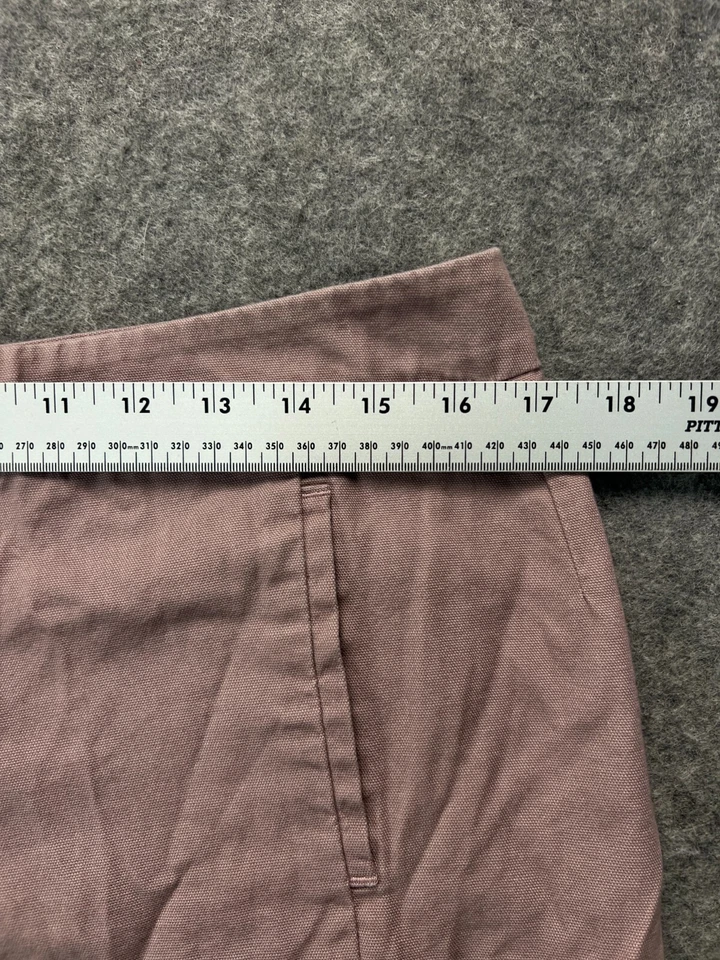 Pantalones Cortos GAP Petite Para Mujer 8 Púrpura Chino Tiro Medio Informales Damas Foto 2 de 4