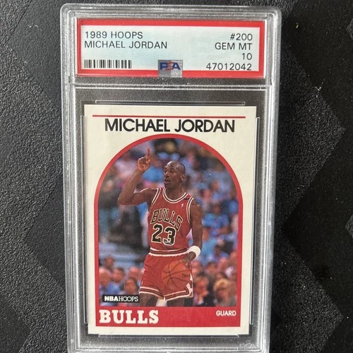 1989 Hoops Michael Jordan #200 PSA 10 Chicago Bulls Basketball Card