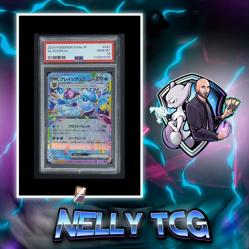 2024 Pokemon Glaceon ex (JP) - Terastal Festival - 041/187 - PSA 10 GEM MINT