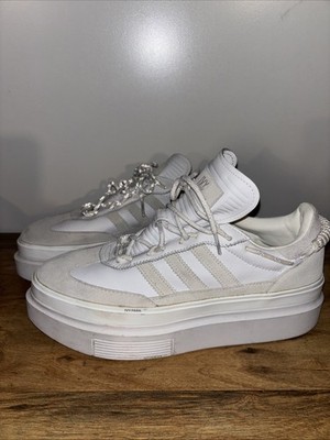 Adidas x Ivy Park Sneakers Women 11.5M Super Sleek Platform Chunky Shoes white