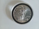 2011 US AMERICAN EAGLE WALKING LIBERTY UNCIRCULATED 1 OZ SILVER DOLLAR COIN.