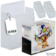 Plastic Pokemon Elite Trainer Box Protectors ETB Displays 10 PACK
