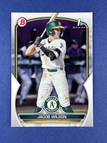 2023 Bowman Draft ~ Jacob Wilson ~ 1st ~ BD-121 ~ Athletics