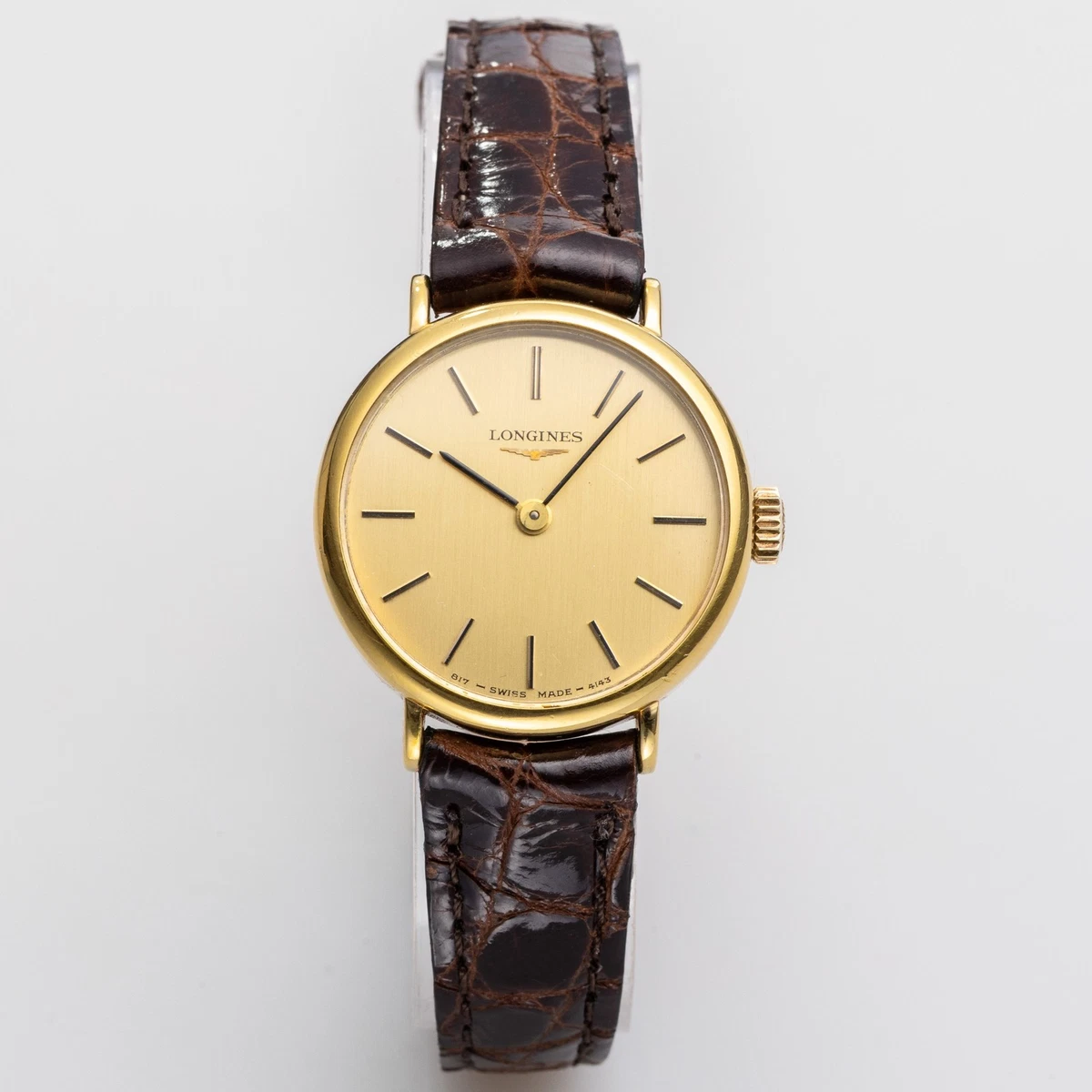 【稼動品】LONGINES　レディース腕時計　手巻き　ゴールドカラー　GEP20 Longines Ladies Classique Manual Vintage Gold-Electroplated G20