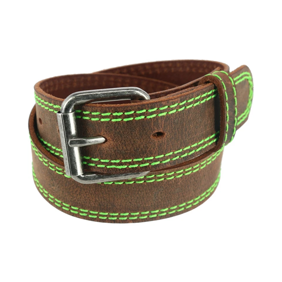 Ceinture En Cuir Contrastée Pour Enfant De La Société 3 D Belt - Photo 1/1