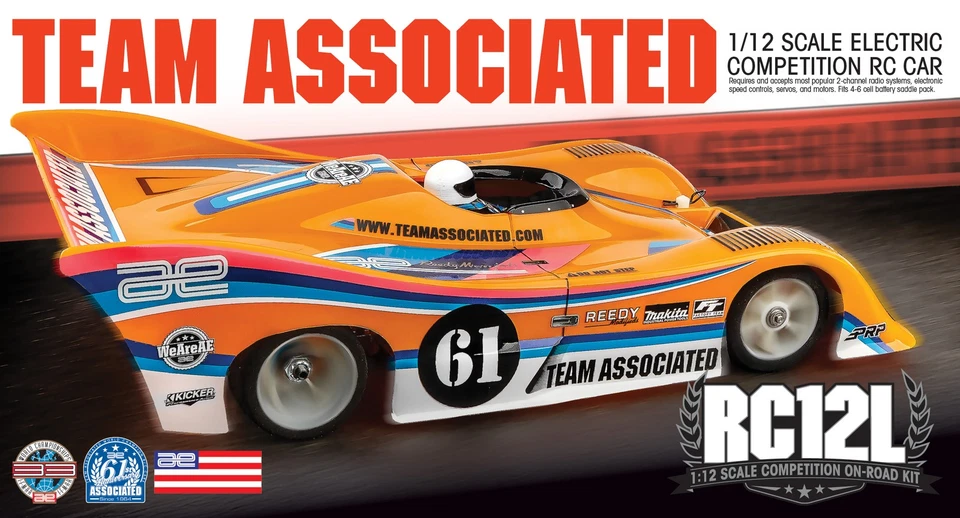 Associated 4022 RC12L 1/12 RC Electric Competition 2WD On-Road Car Kit - Image 4 of 4
