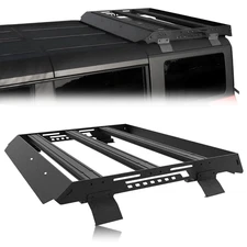 For 21-25 Ford Bronco 4-Door Hardtop Half Roof Rack Carrier Cargo aluminum