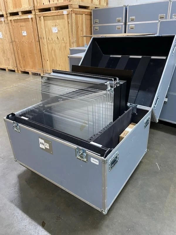 ProX Utility ATA Vuelo Viaje Almacenamiento Carretera Estuche Paquete de 2 - Gris Foto 3 de 4