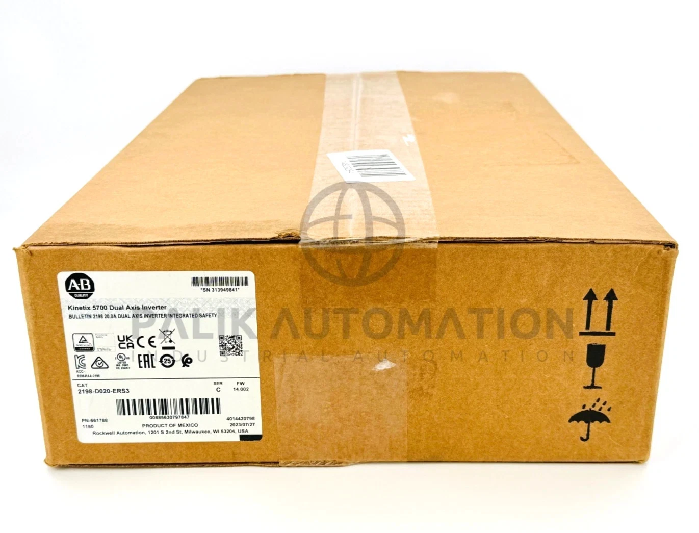 Allen Bradley  2198-D020-ERS3 SER. C Kinetix 5700 Dual  NEW 5 PC - Bild 1 von 7