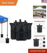 Durable Heavy Duty 185lb Weight Bags, Perfect for Outdoor Canopies & Shelters