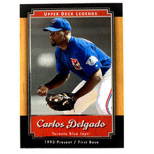 Carlos Delgado 2001 Upper Deck Legends Card #9 MLB Toronto Blue Jays