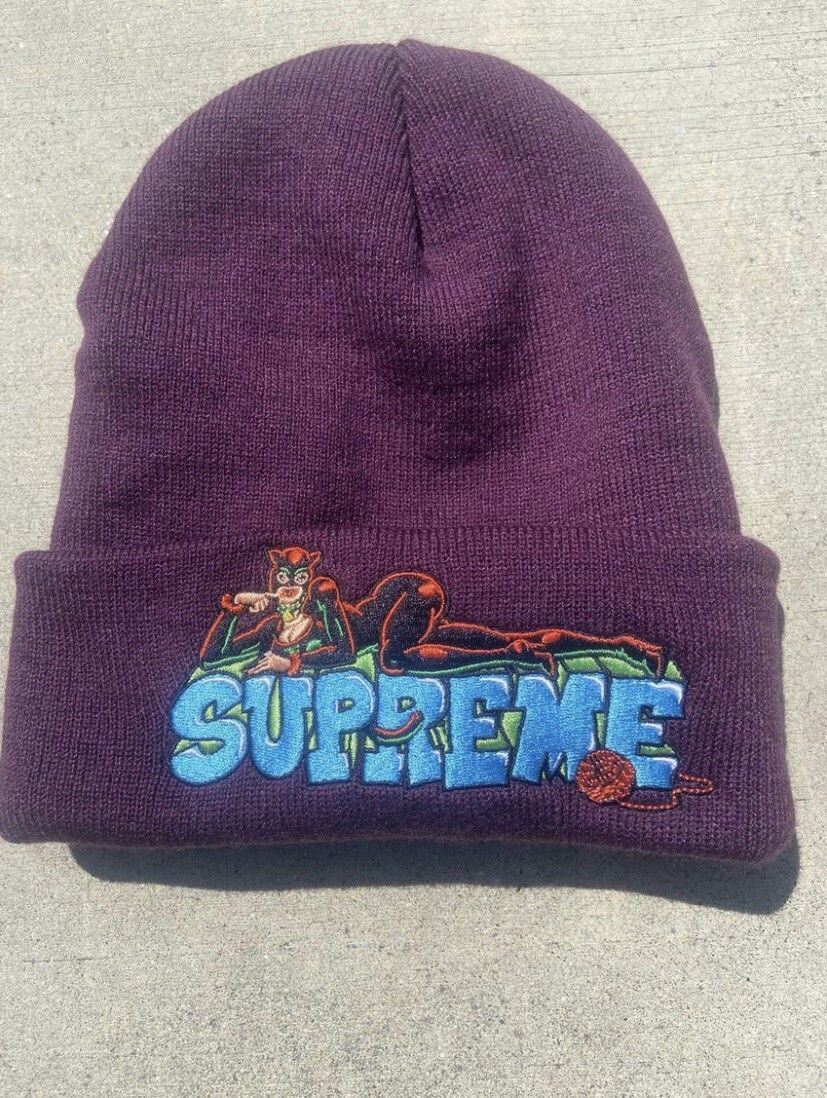 supreme シュプリーム　cat womanキャットウーマン　ビーニー Supreme Catwoman Beanie（Supreme Catwoman Beanie Black