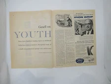 Iron Grip Ford Brakes, General Electric Headlamps Print Ads (C7)