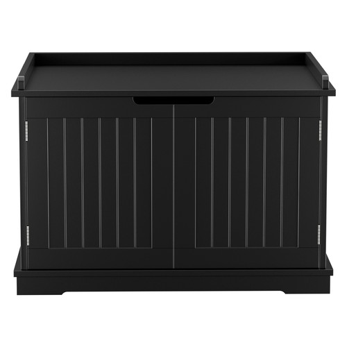 Cat Washroom Litter Storage Bench Pet Crate House Suit for Most Cats Modern - Picture 24 of 24